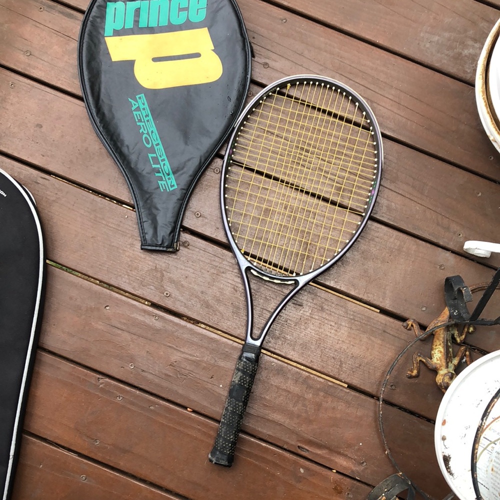 Slazenger Tennis Racket with Pink Logo
